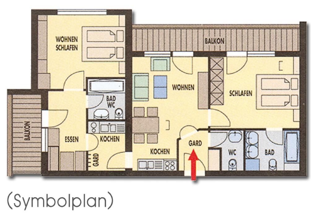 Top Tirol Appartement 후벤 객실 사진